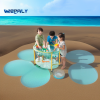 Стол прозрачный для игр с водой и песком 89x63x44-58h см Weplay