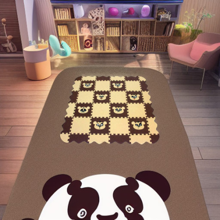 Мягкий пол универсальный ПАНДА 33х33 см
