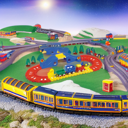 Набор Viking City Железная дорога, 21 элемент