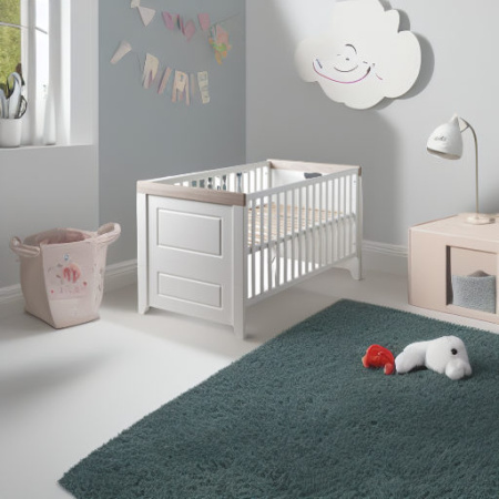 Детская кровать Felicia 70х140 см белая Roba