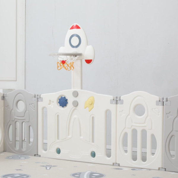 Манеж UNIX Kids SUPREME Space 160x160 см Grey