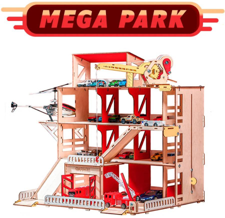 Парковка деревянная с краном M-WOOD