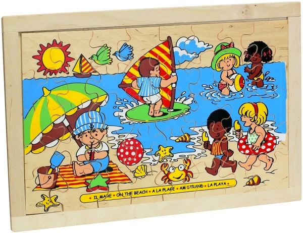 Пазл деревянный Пляж ЛЭМ