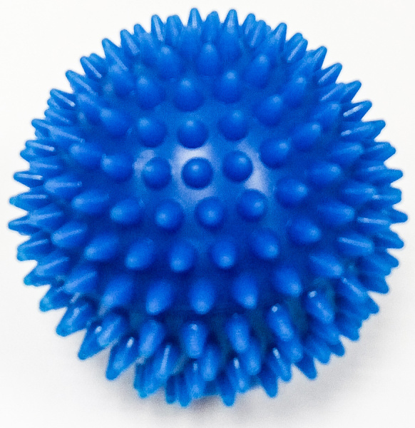 Мяч массажный с шипами 8,5 см, 1 штука Тех-пласт