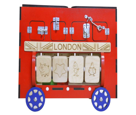 Бизикуб Красный автобус Romsens