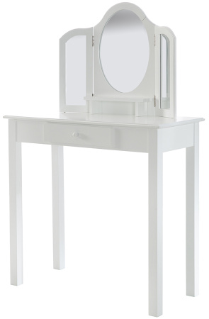 Детское трюмо с табуретом белое Roba