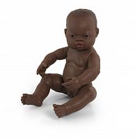 Кукла Мальчик африканец 40 см