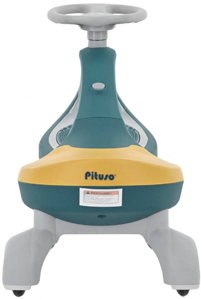 Каталка Twist зелено-желтая, со светом и звуком Pituso