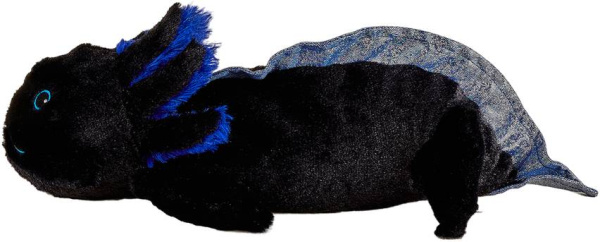 Игрушка-грелка Large Черный аксолотль 33 см Intelex