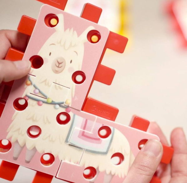 Мозаика-шнуровка Creativo Lacing Puzzle Quercetti