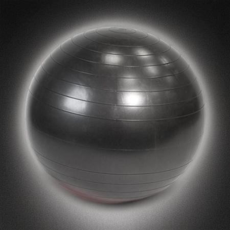 Мяч гимнастический фитбол GYMNIC PLUS 65  см, черный Ledraplastic