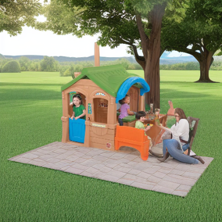 Домик с грилем Step 2