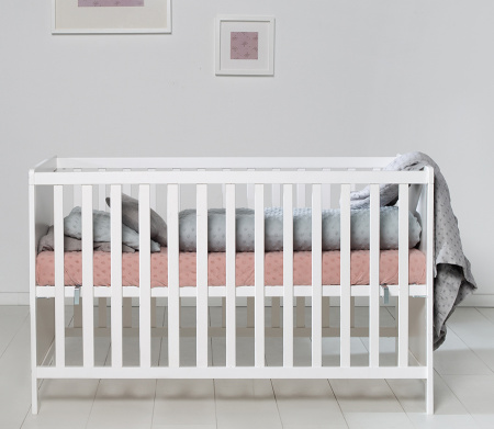 Многофункциональная детская кровать Hamburg 60х120 см белая Roba