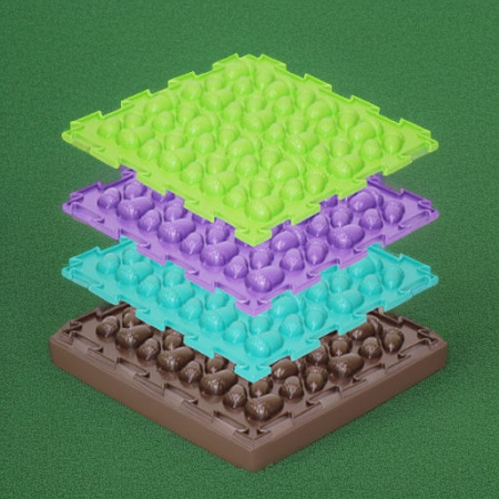 Модульный коврик ОРТОДОН Желуди жесткий