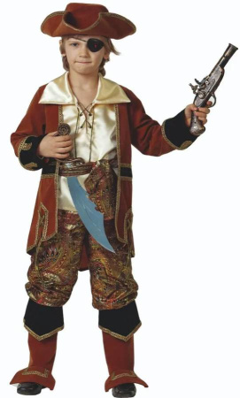 Капитан пиратов коричневый