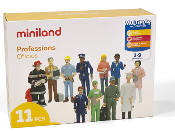 Набор фигурок Профессии, 11 фигурок Miniland