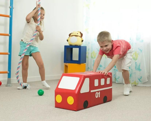 Мягкий игровой модуль Фургон Пожарная машина Romana