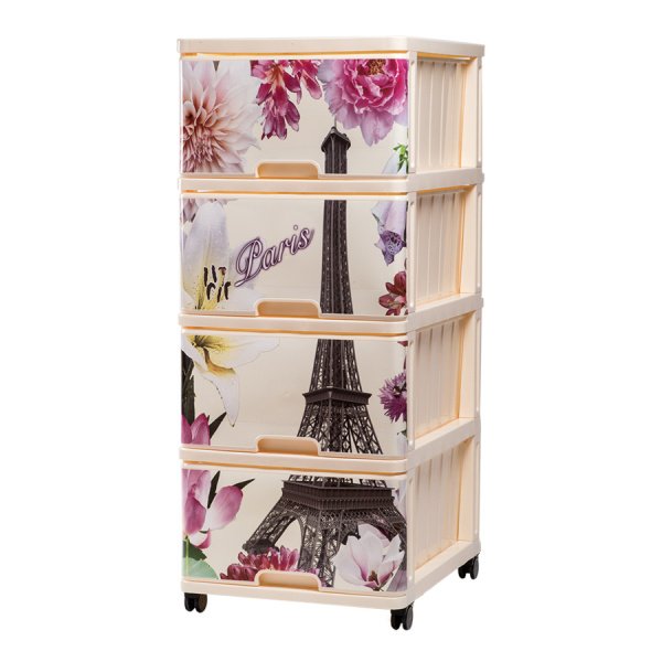 Комод с рисунком Париж