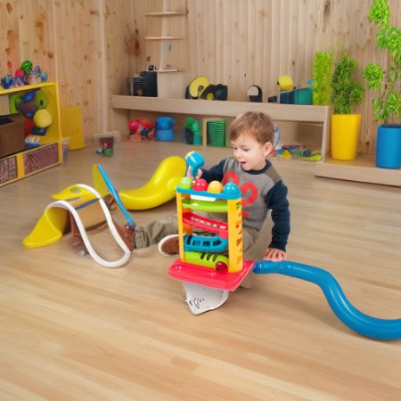 Игра с молоточком Горка с шариками Miniland