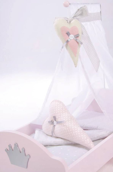 Кукольная колыбель Принцесса Софи розовая Roba