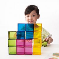 Кубики прозрачные Радужный кристалл, 16 штук Weplay