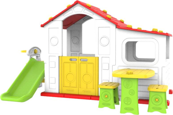 Домик игровой горкой, столиком и стульчиками ТОМО Toy Monarch