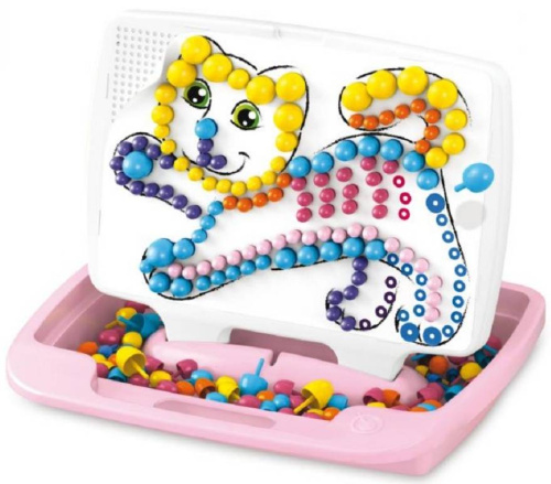 Мозаика Pixel Evo girl 10, 15, 20 мм 300 деталей Quercetti