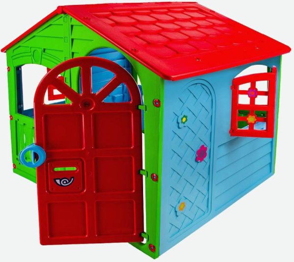 Игровой домик красный/голубой/зеленый PalPlay
