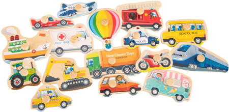 Рамка-вкладыш Транспорт New Classic Toys