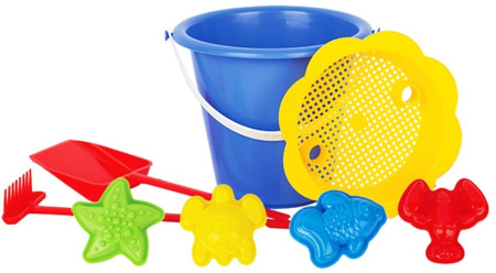 Песочный набор 8 предметов СТРОМ