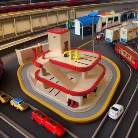 Железно-дорожная станция с парковкой Woody