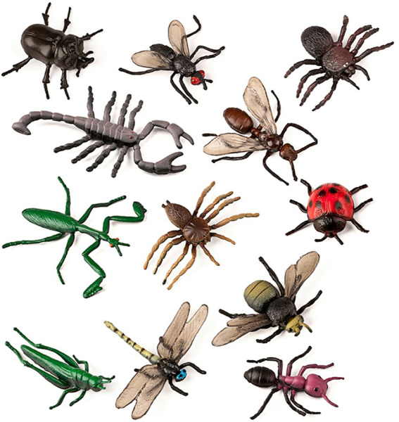 Набор фигурок Насекомые, 12 штук Miniland