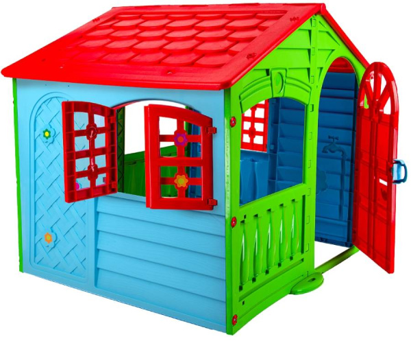 Игровой домик красный/голубой/зеленый PalPlay