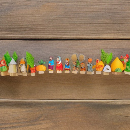 Набор ПЕРСОНАЖИ СКАЗКИ РЕПКА Краснокамская игрушка