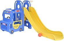 Горка с игровой зоной Cute Truck синяя Pituso