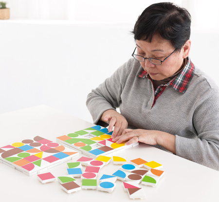 Геометрическая мозаика-пазл, 75 элементов Weplay