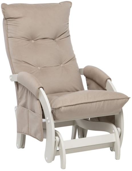 Кресло для кормления Milli Юника с карманами (слоновая кость, ткань V18)