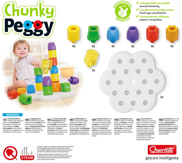 Конструктор Daisy Maxi 22 детали Quercetti