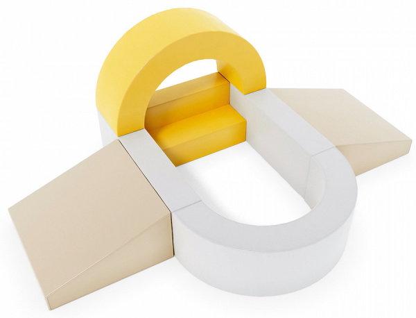 Мягкие игровые блоки Лодка Pastel Romana