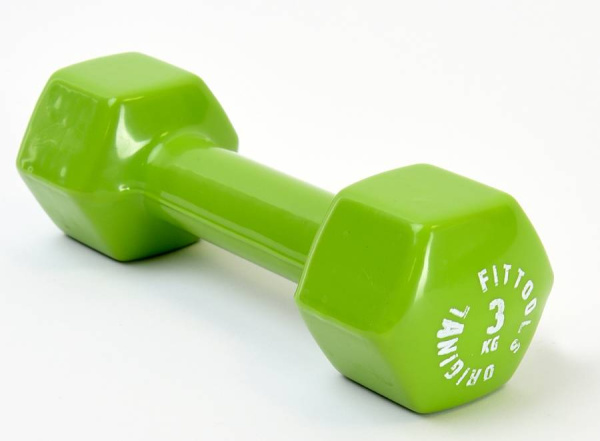 Гантель в виниловой оболочке 3 кг Original Fit.Tools