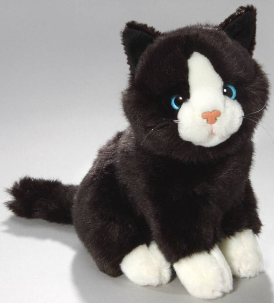 Игрушка мягкая Котенок сидящий 19 см в ассортименте LEOSCO