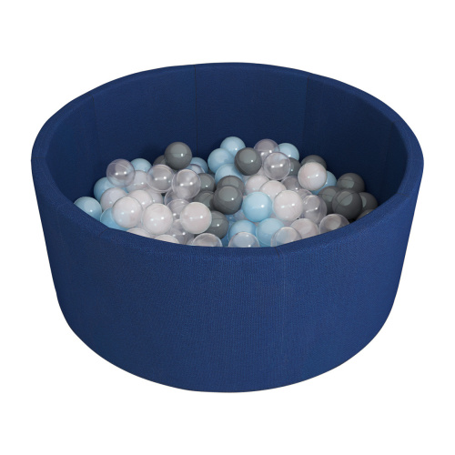 Сухой бассейн с шариками Airpool (темно-синий с серыми шариками)