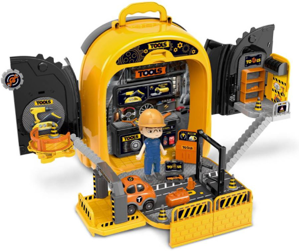 Игровой набор Станция техобслуживания в чемоданчике 2 в 1 PITUSO