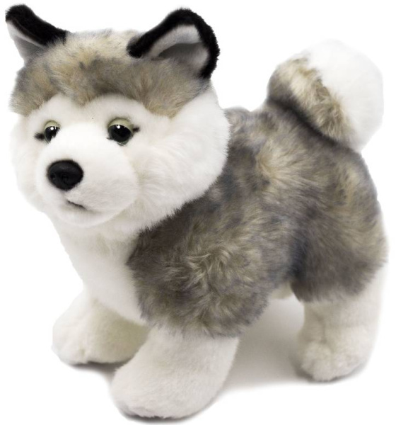 Игрушка мягкая Хаски стоящая 23 см LEOSCO