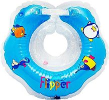 Надувной круг на шею FLIPPER голубой Roxy-Kids