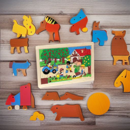 Пазл деревянный Ферма ЛЭМ