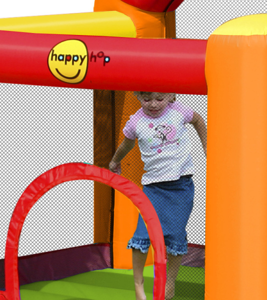 Надувной батут с горкой Малыш Happy Hop