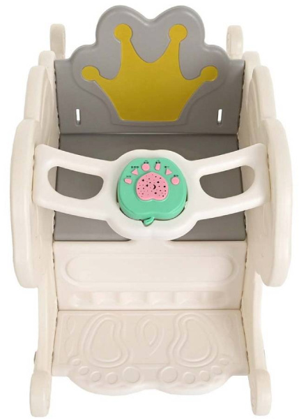 Качалка Зайка белый, со звуком Pituso