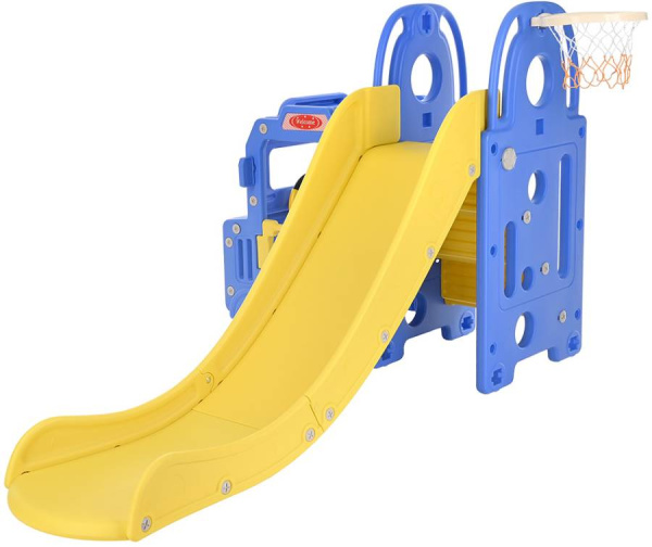 Горка с игровой зоной Cute Truck синяя Pituso