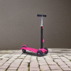 Самокат четырехколесный розовый Moove&Fun
